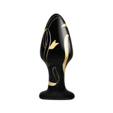 Secret Kisses Handblown Wide Glass Plug 4 Inch Default Title GLASS TOYS